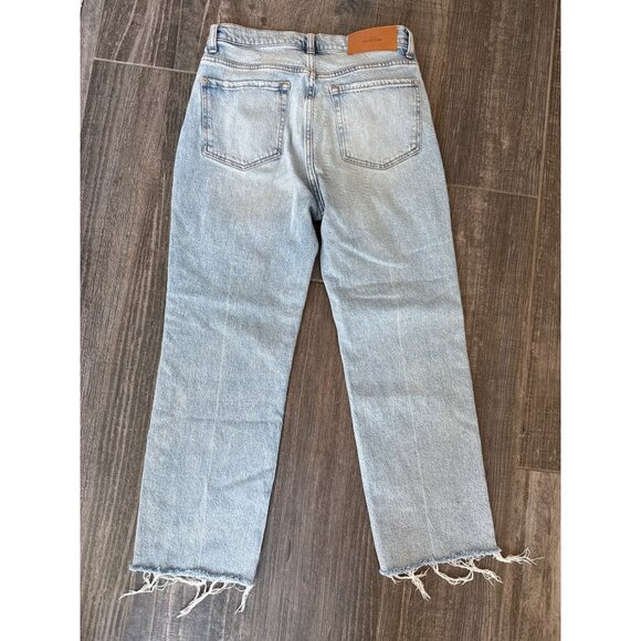 7 For All Mankind Logan Stovepipe Jeans Fringe Hem Ode to size 28 - Picture 6 of 6